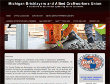 Tablet Screenshot of bricklayers.org